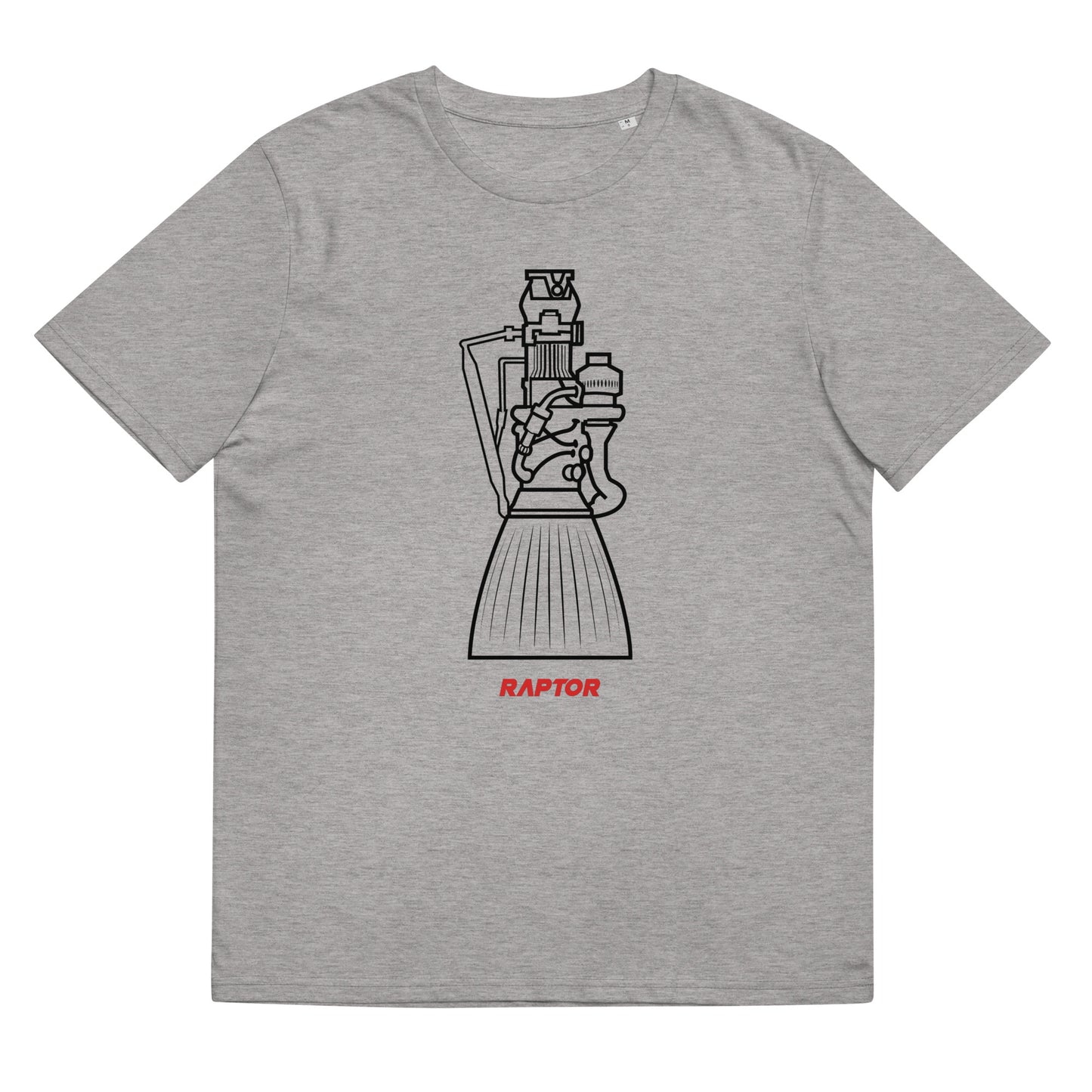 Raptor rocket engine unisex t-shirt