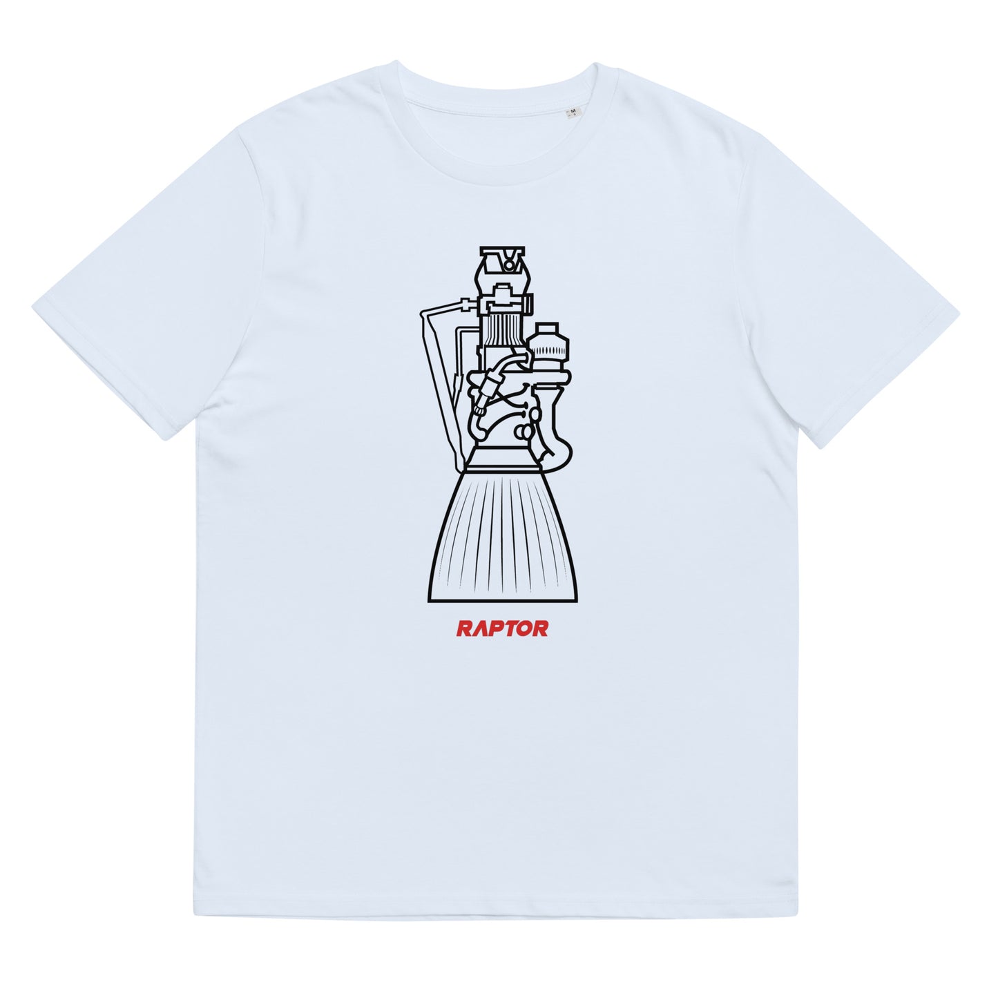 Raptor rocket engine unisex t-shirt