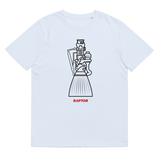 Raptor rocket engine unisex t-shirt