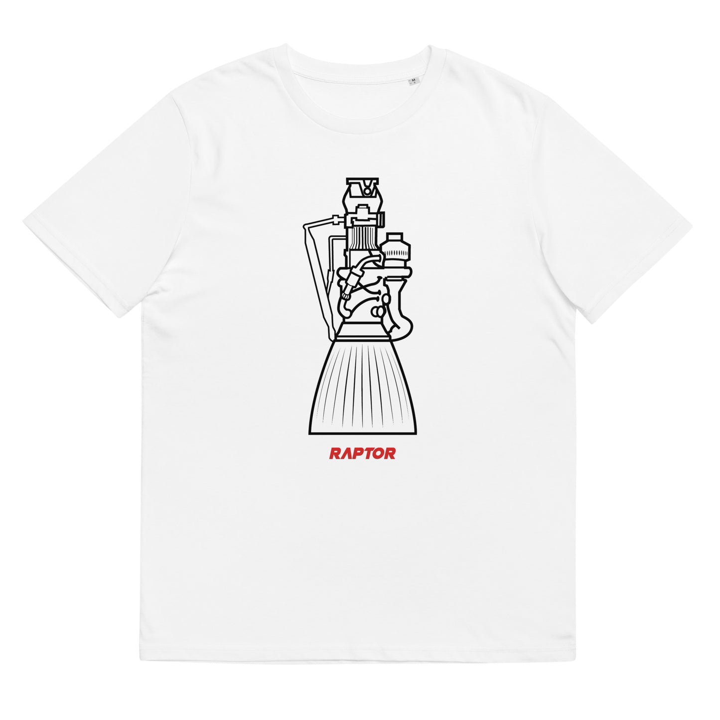 Raptor rocket engine unisex t-shirt