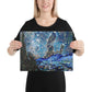 Van Gogh & James Webb telescope canvas