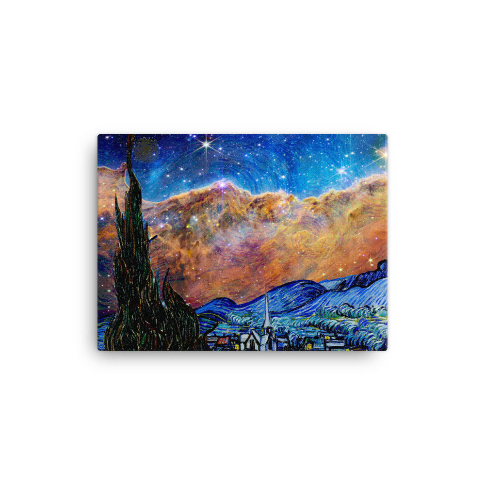 Van Gogh & James Webb nebula Canvas