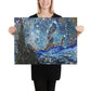 Van Gogh & James Webb telescope canvas