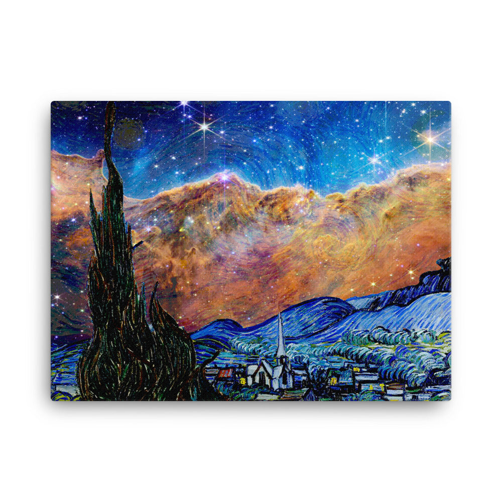 Van Gogh & James Webb nebula Canvas