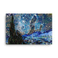 Van Gogh & James Webb telescope canvas