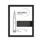 Saturn V framed poster