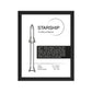 Starship framed poster