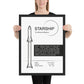 Starship framed poster