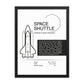 Space Shuttle framed poster