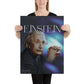 Lady holding the Albert Einstein poster