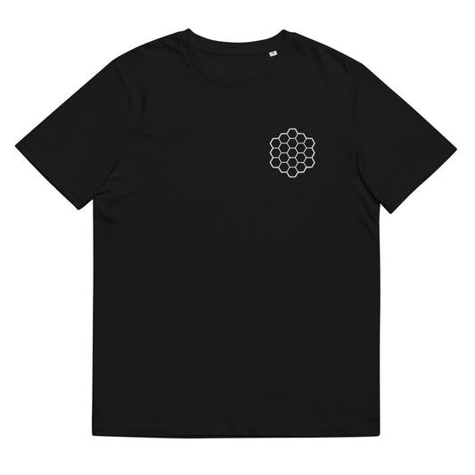 JWST hexagons unisex organic cotton t-shirt