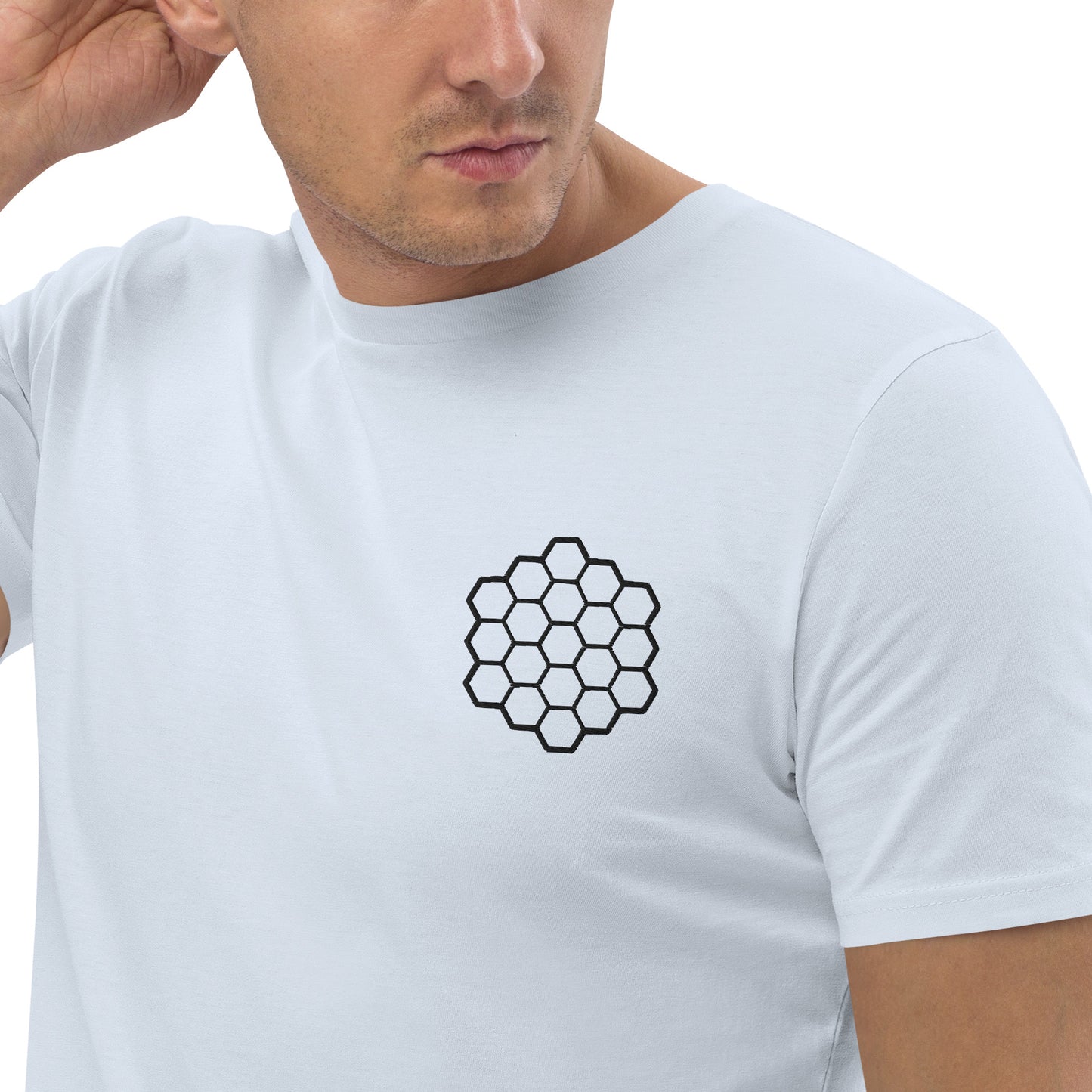 JWST hexagons unisex organic cotton t-shirt