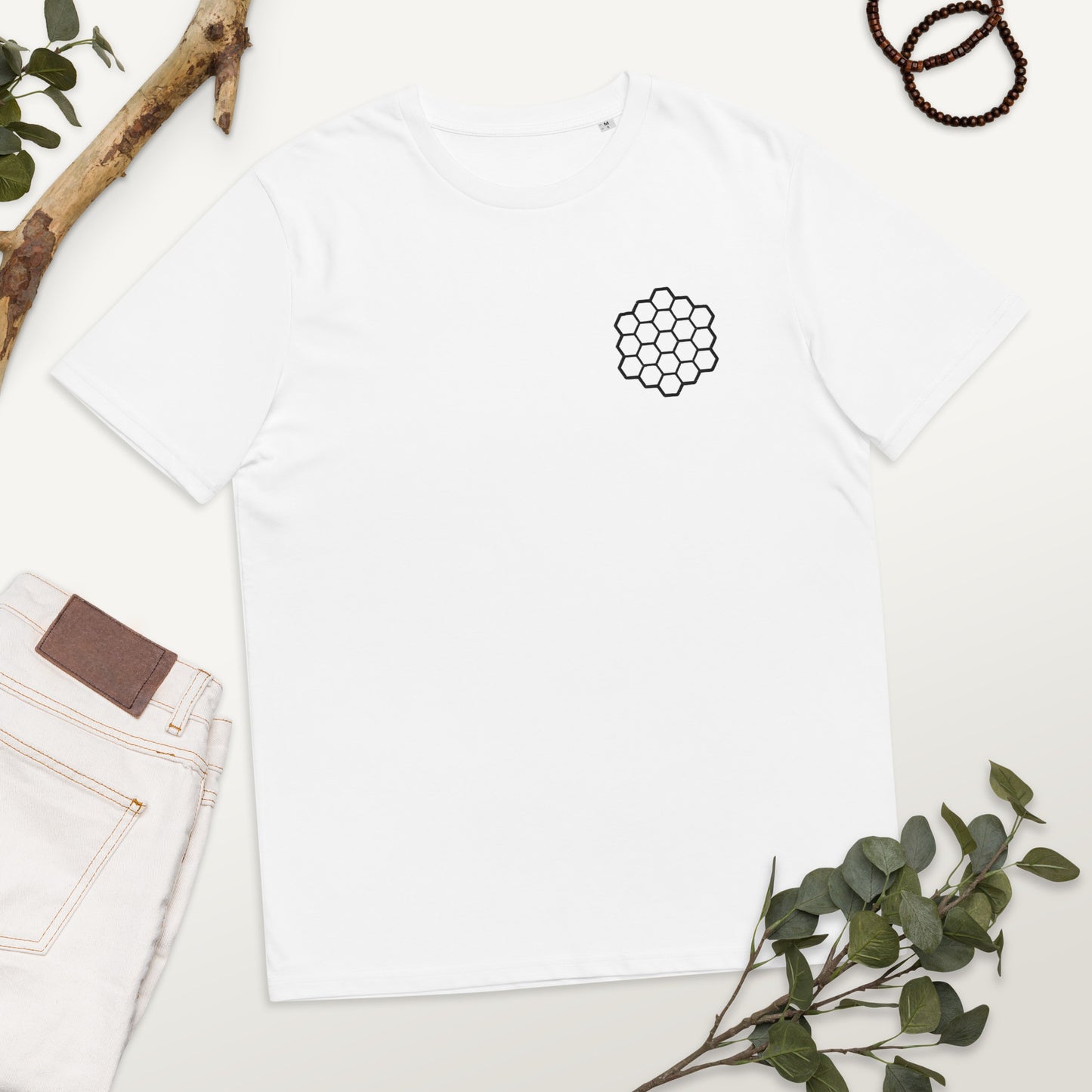 JWST hexagons unisex organic cotton t-shirt