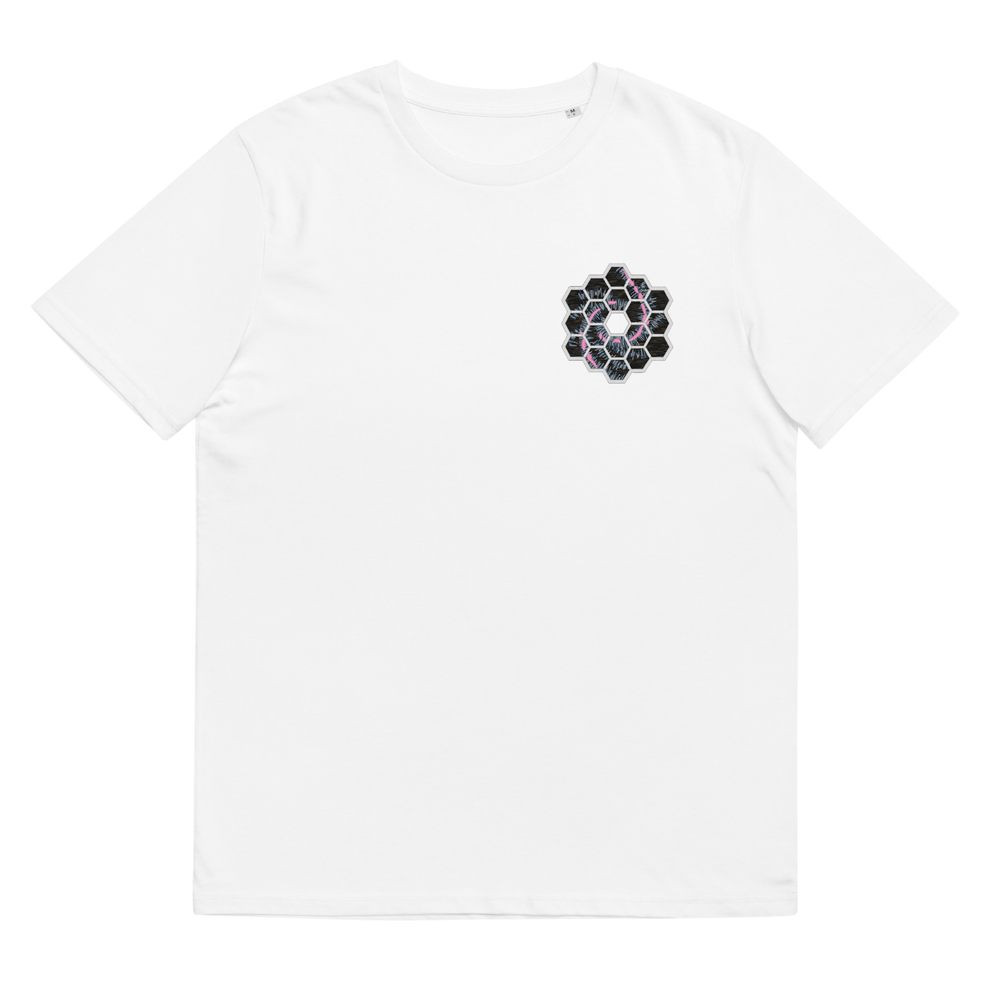 JWST hexagons Spiral galaxy unisex t-shirt