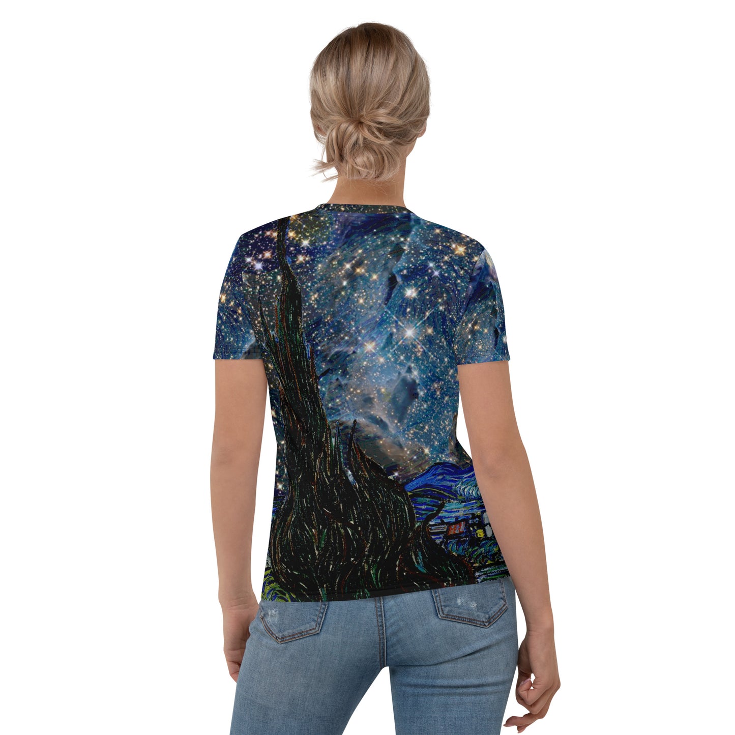 Van Gogh & James Webb all-over women's T-shirt