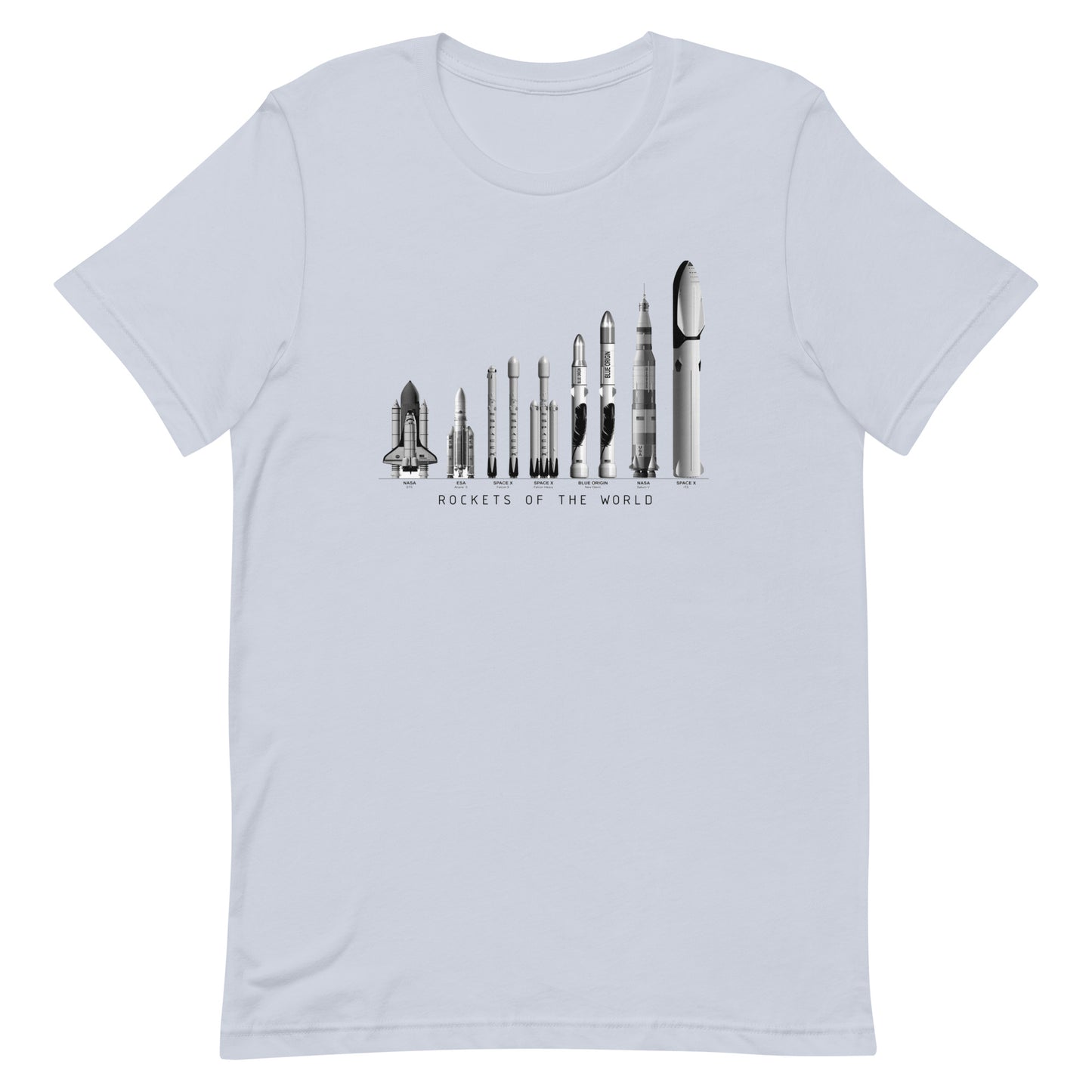 Rockets of the world unisex T-shirt